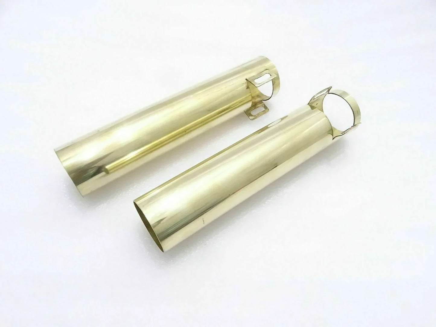 BRASS LONG FORK COVER TUBES FIT FOR OLD MODEL ROYAL BIKES - StellerGear