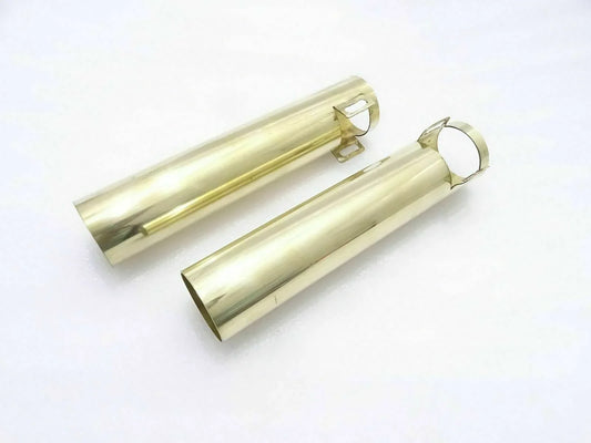BRASS LONG FORK COVER TUBES FIT FOR OLD MODEL ROYAL BIKES - StellerGear