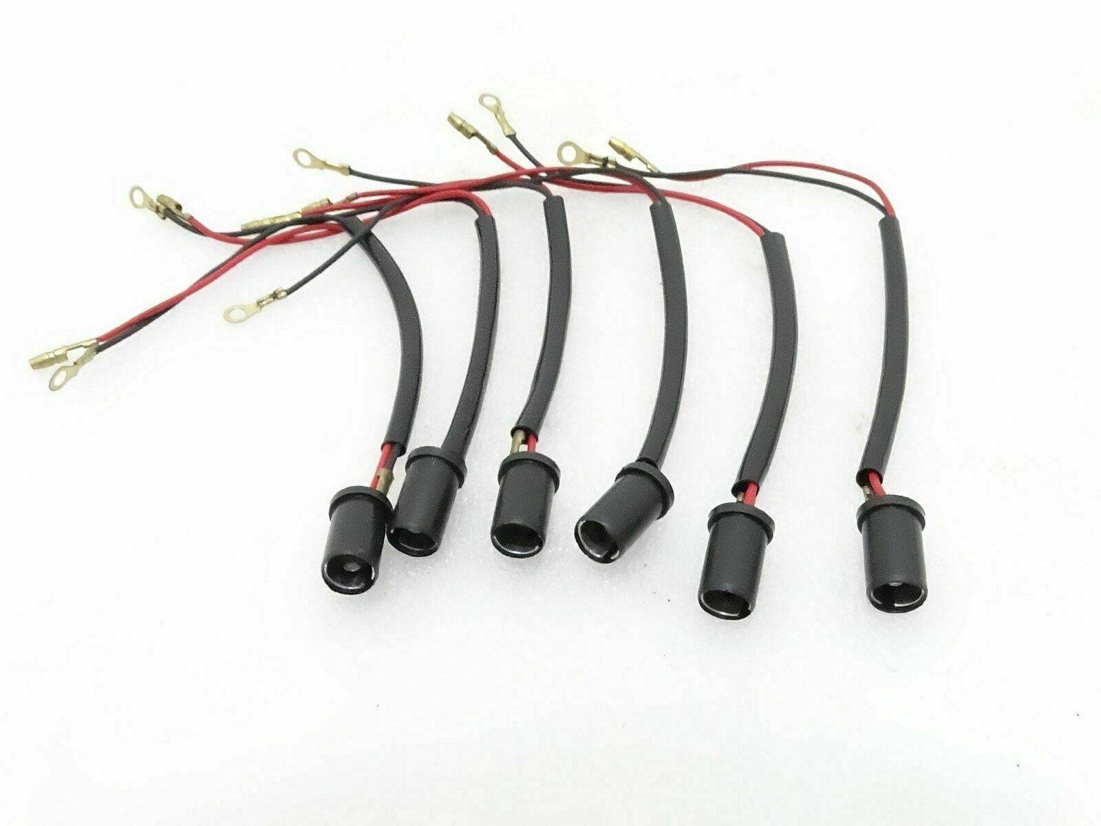 Fit For Willys Jeep 6 Pcs Complete Meter Light Lamp Bulb Holder Socket+Wire - StellerGear