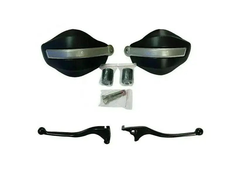 Clutch & Brake Lever Kit With Hand Guard Black FOR Royal Enfield Himalayan - StellerGear