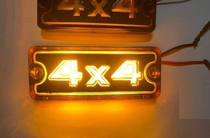 4 x 4 LED Amber Turn Single Indicator Light For Suzuki Samurai Sierra Gypsy - StellerGear