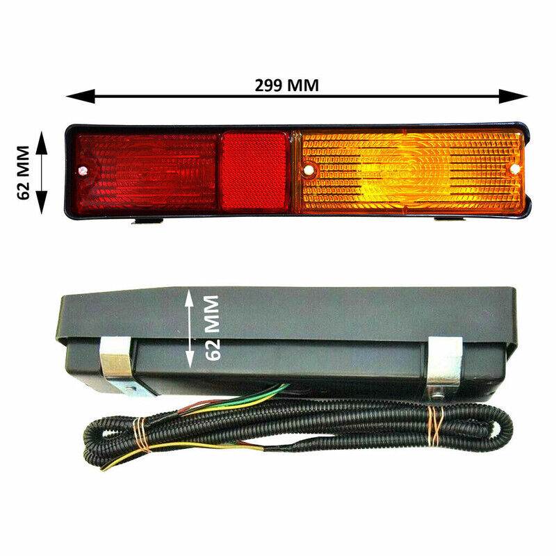 Rear Combination Light Set for Massey Ferguson Lights 12v Tractor Lights - StellerGear