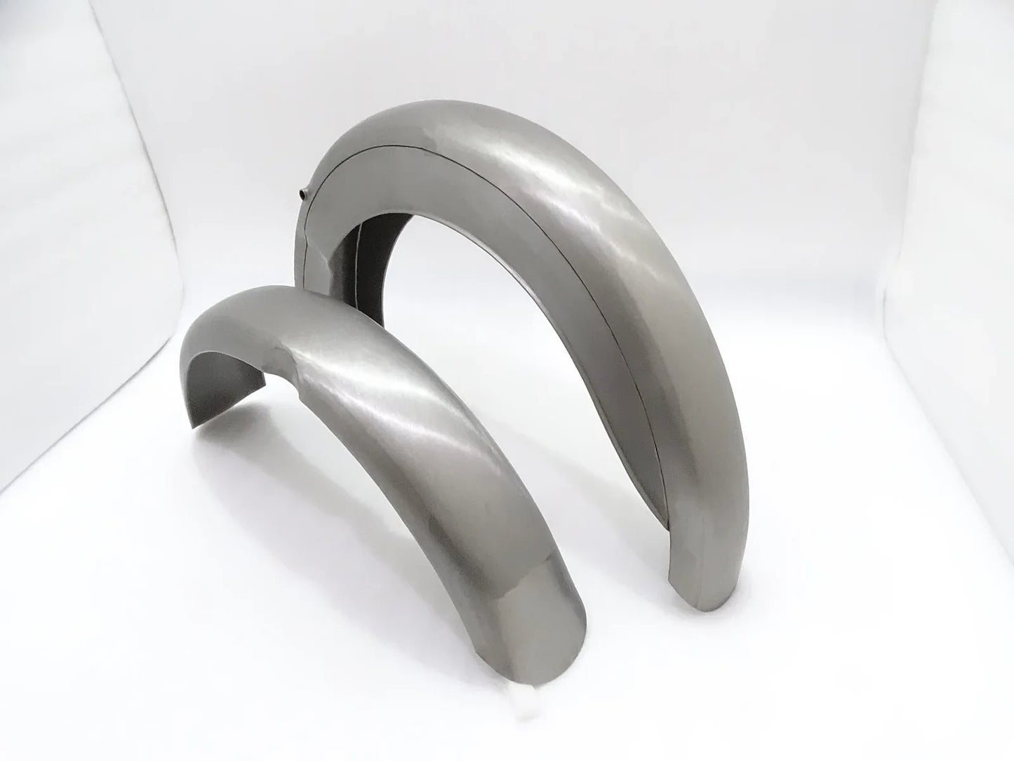BSA D1 D3 125CC BANTAM FRONT AND REAR MUDGUARD SET RAW STEEL - StellerGear