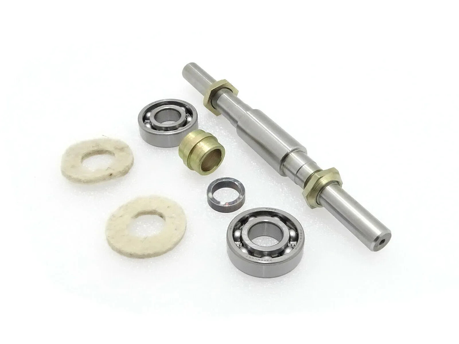 FRONT WHEEL AXLE WITH SPACERS AND BEARINGS FOR ROYAL ENFIELD - StellerGear