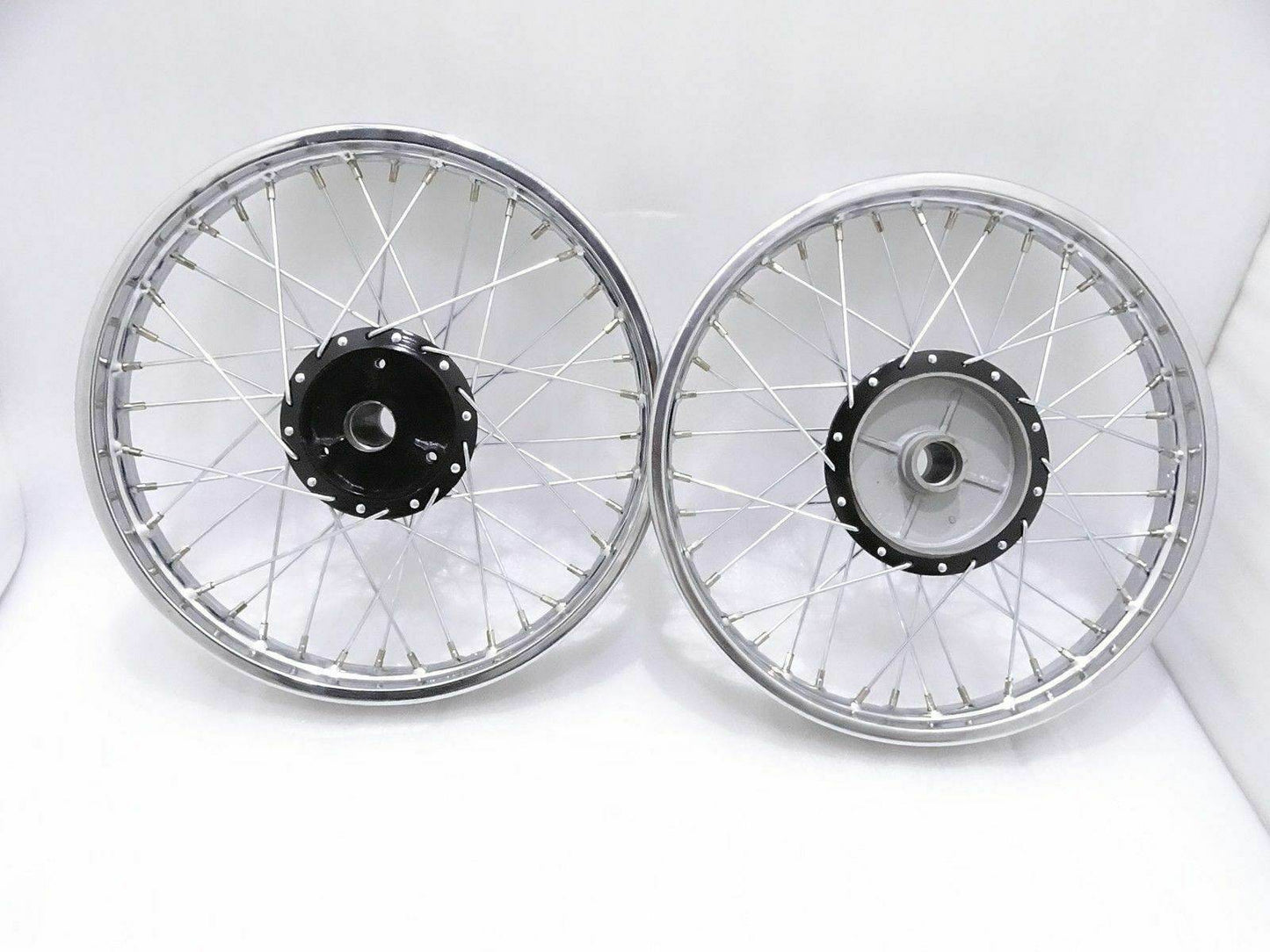 Front & Rear 19 Half Width Hub Wheel Rim Set Fits Royal Enfield - StellerGear