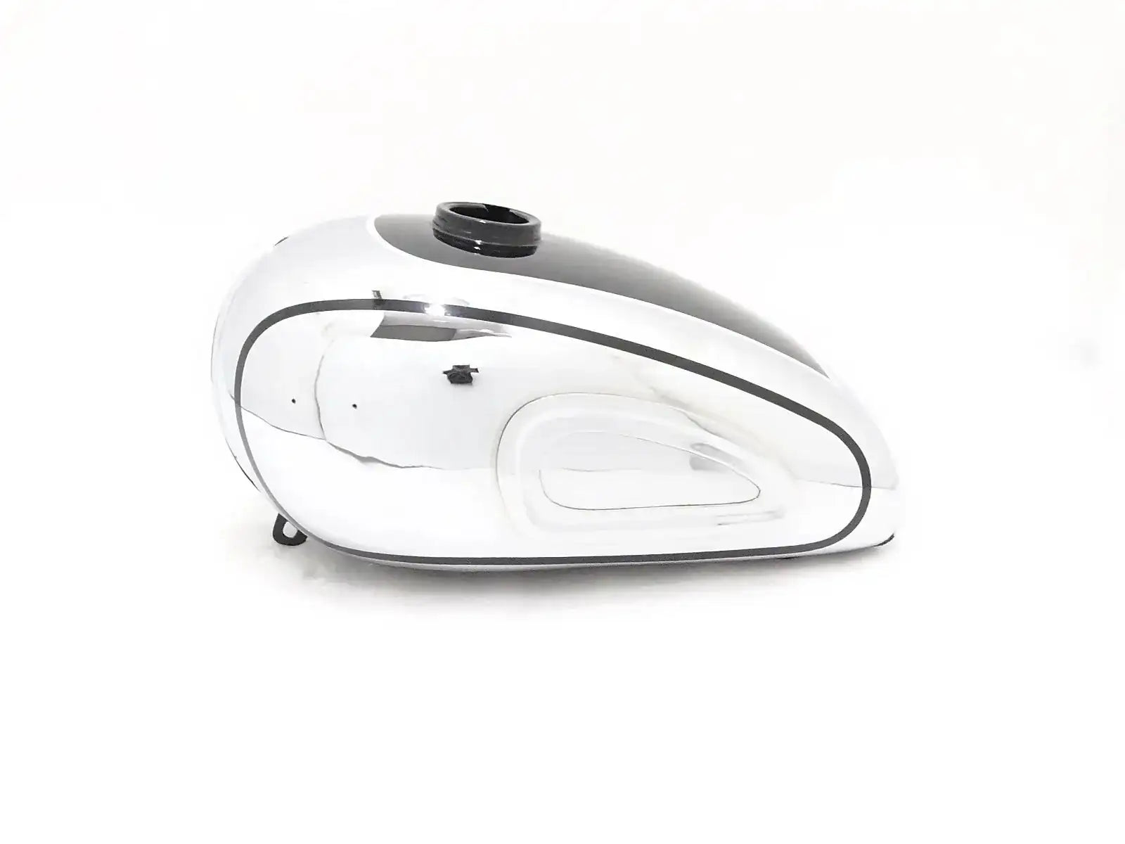HOREX RESIDENT BLACK PAINTED CHROME PETROL TANK - StellerGear