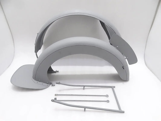 BSA MODEL "K AND H" MUDGUARD FRONT & REAR SET WITH STAYS (1914-1920 ) - StellerGear