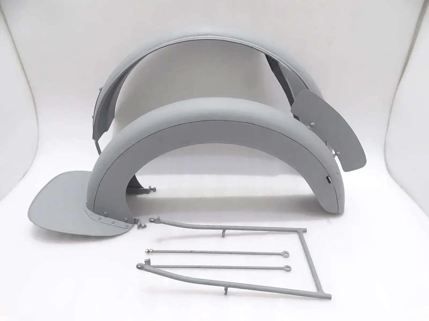 BSA MODEL "K AND H" MUDGUARD FRONT & REAR SET WITH STAYS (1914-1920 ) - StellerGear