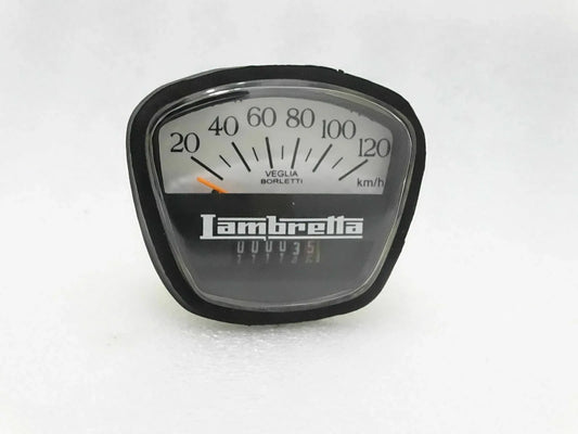LAMBRETTA SPEEDOMETER 120 KMPH GP SERIES VEGLIA - StellerGear