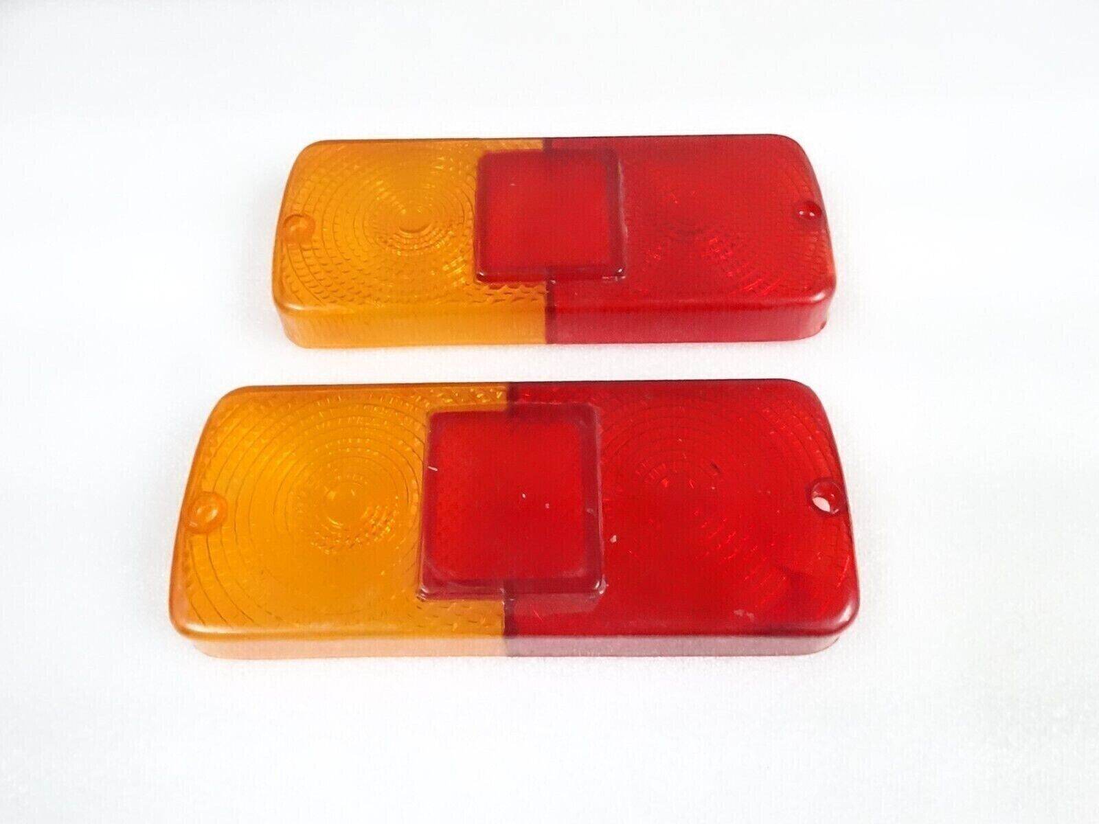 Fit For Massey Ferguson Tractor Rear Tail Brake Light Lamp Lens 2pcs - StellerGear