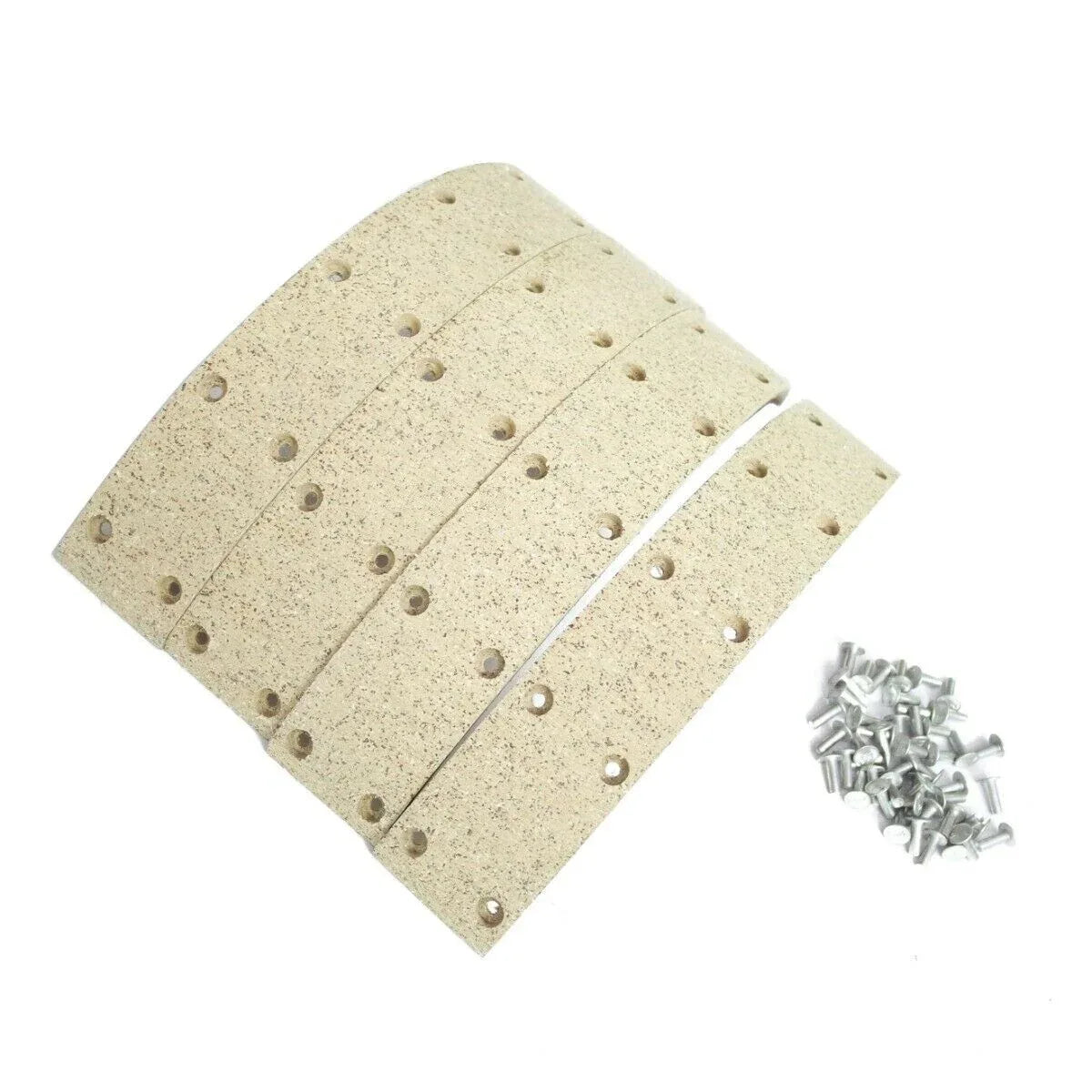 Brake Shoe Lining Kit With Rivets For Massey Ferguson 35 35x 135 240 - StellerGear