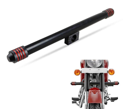 Fits Royal Enfield 350 500cc Front Leg Guard Engine Crash Bar Black - StellerGear