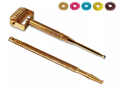 Sujok Acupressure Metal Probe Diagnostic Slim & Auricular Metal Roller Jimmy - StellerGear