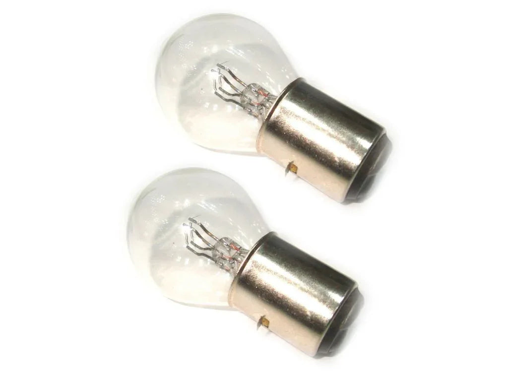 12V-80/80W 2 Headlamp Headlight Bulb Ba 20d For Cars/Scooters/Bus - StellerGear