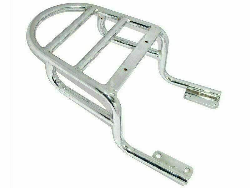 For Royal Enfield Interceptor 650 Rear Luggage Rack Carrier Chrome - StellerGear