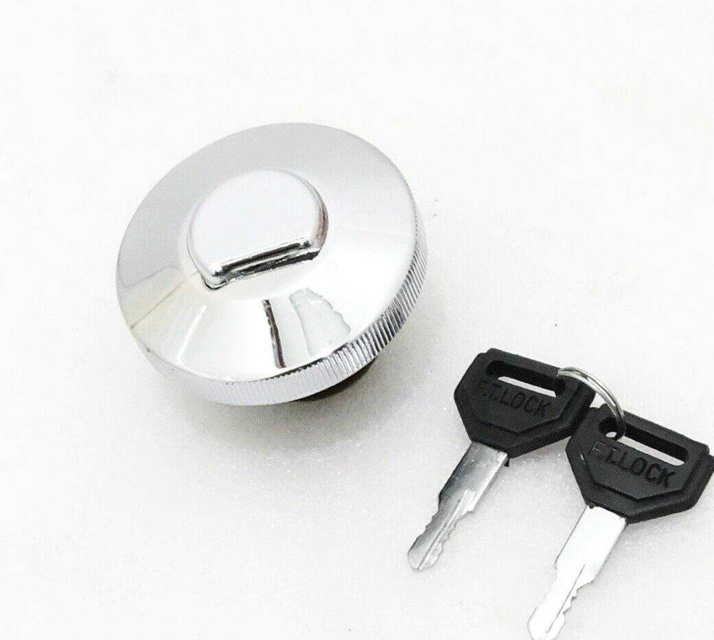 Suzuki Samurai Gypsy Chrome Lockable Fuel Tank Cap With Keys Best Quality - StellerGear