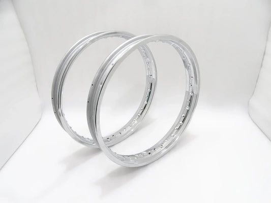 ROYAL ENFIELD 19" FRONT AND REAR STEEL WHEEL RIM PAIR FOR 40 SPOKES - StellerGear