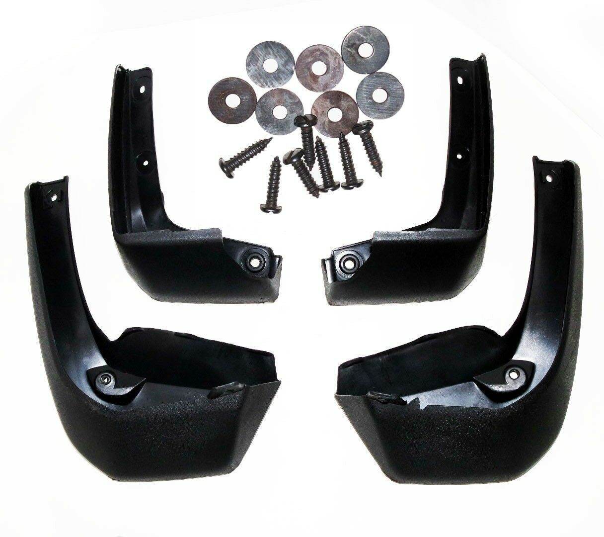 Mud Flaps Mudguard Splash Guards Cut Type Black Plastic For Honda JAZZ - StellerGear