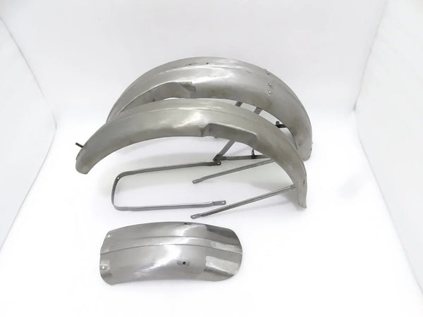TRIUMPH 5T T100 SPEED TWIN FRONT & REAR WITH STAYS MUDGUARD 1938-47 - StellerGear