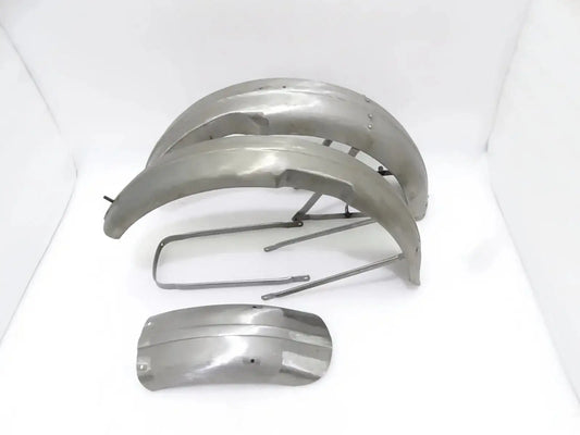 TRIUMPH 5T T100 SPEED TWIN FRONT & REAR WITH STAYS MUDGUARD 1938-47 - StellerGear