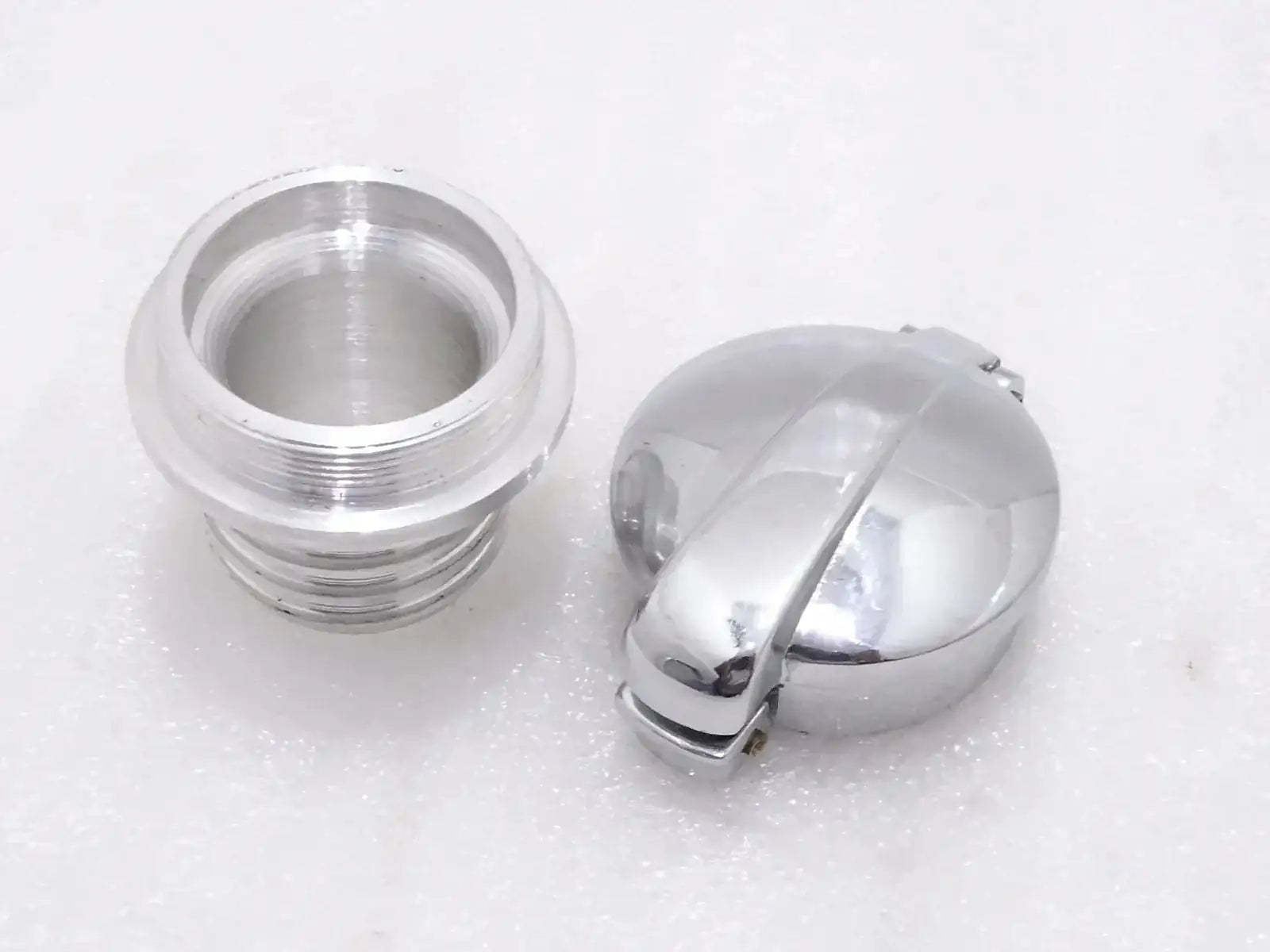 Alloy Monza Cap 2'' With Adapter/Filler Neck Fits Harley Davidson - StellerGear
