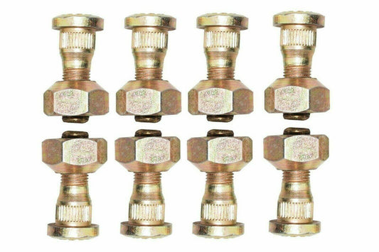 8x Rear Wheel Bolt & Nut Fits for Massey Ferguson TEA20 TE20 TEF20 135 148 240 - StellerGear