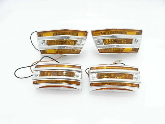 VESPA PX/LML FRONT & REAR INDICATOR WITH GRILL CLAIR LENS - StellerGear