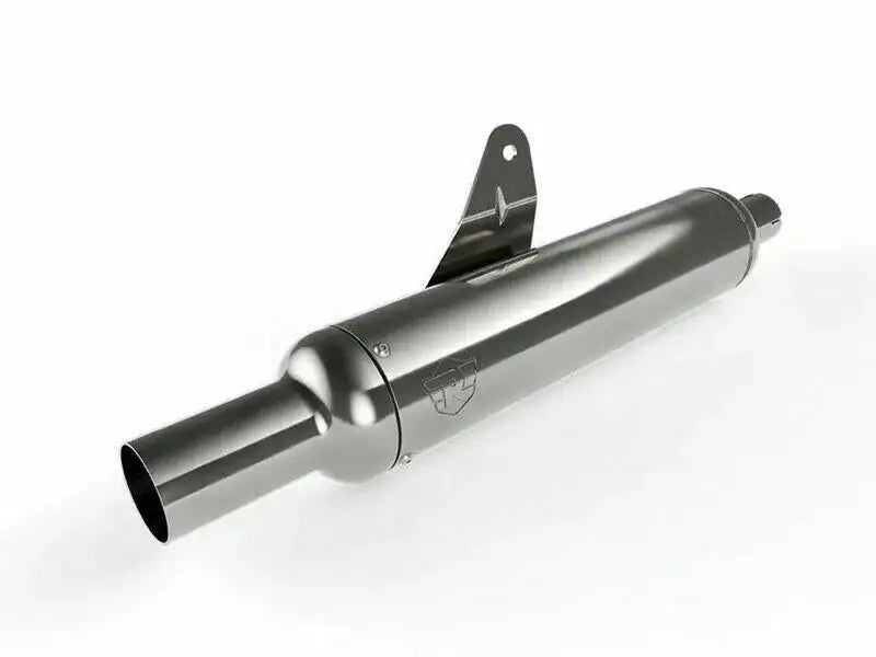 FOR Royal Enfield Classic Silencer Silver Peashooter End Cap #1990712 - StellerGear