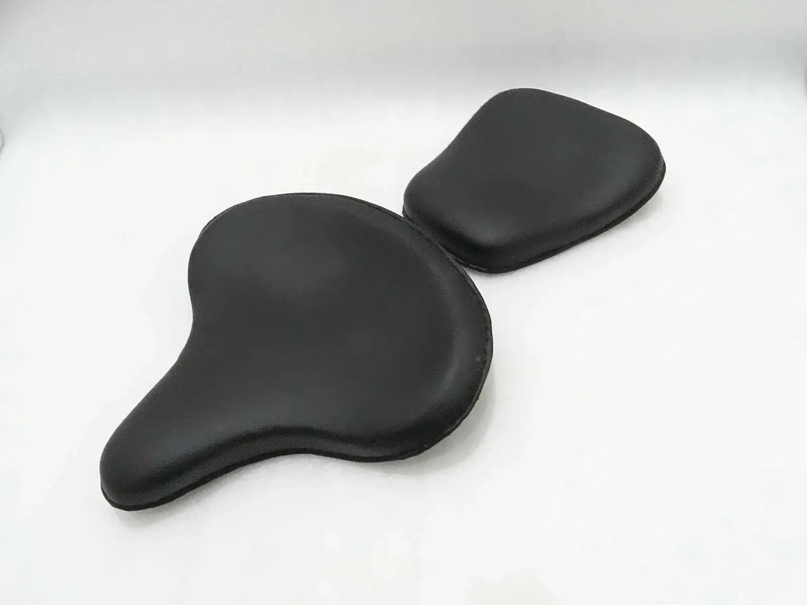 ROYAL ENFIELD HARLEY STYLE FRONT AND REAR LEATHERITE SEATS - StellerGear