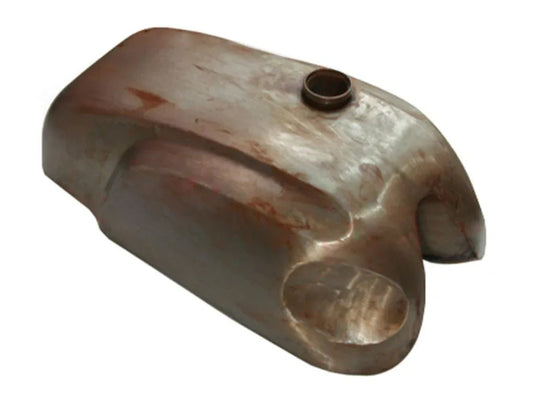 Raw Steel Fuel Tank For Norton Manx 5 Gallon Models - StellerGear