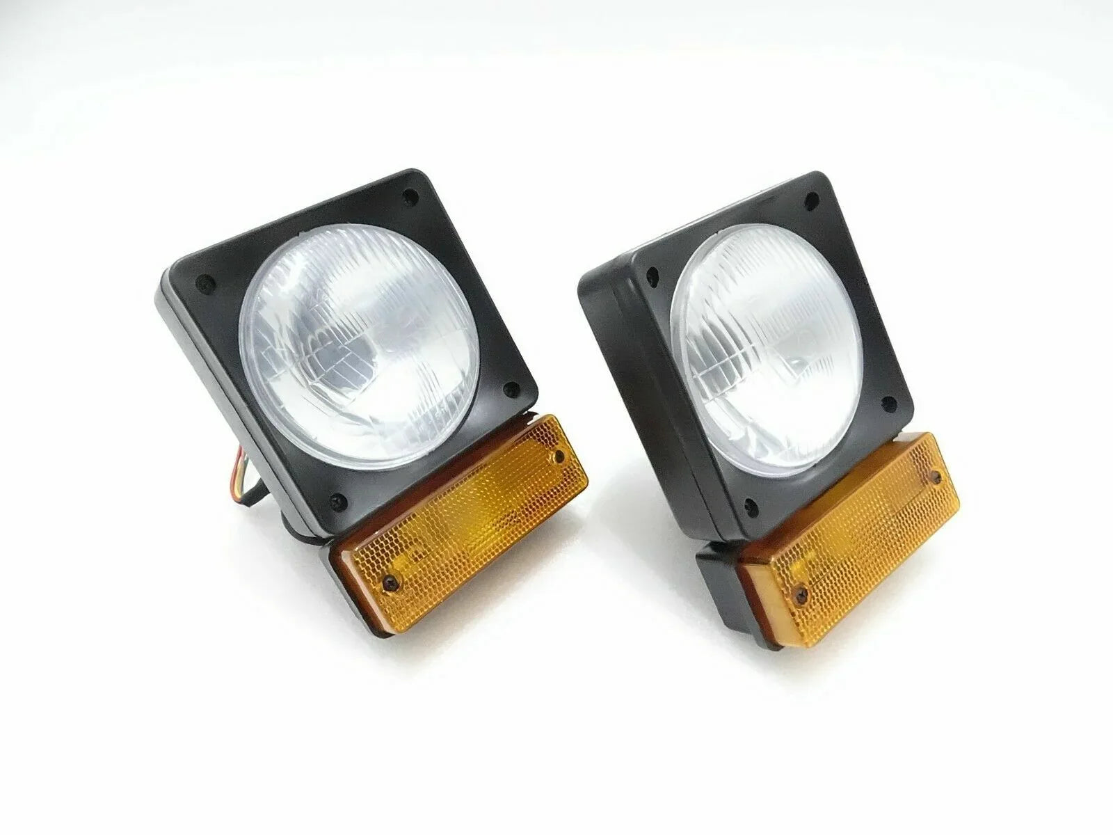 Jcb Loadall Fastrac front headlight set pair with indicator assembly - StellerGear