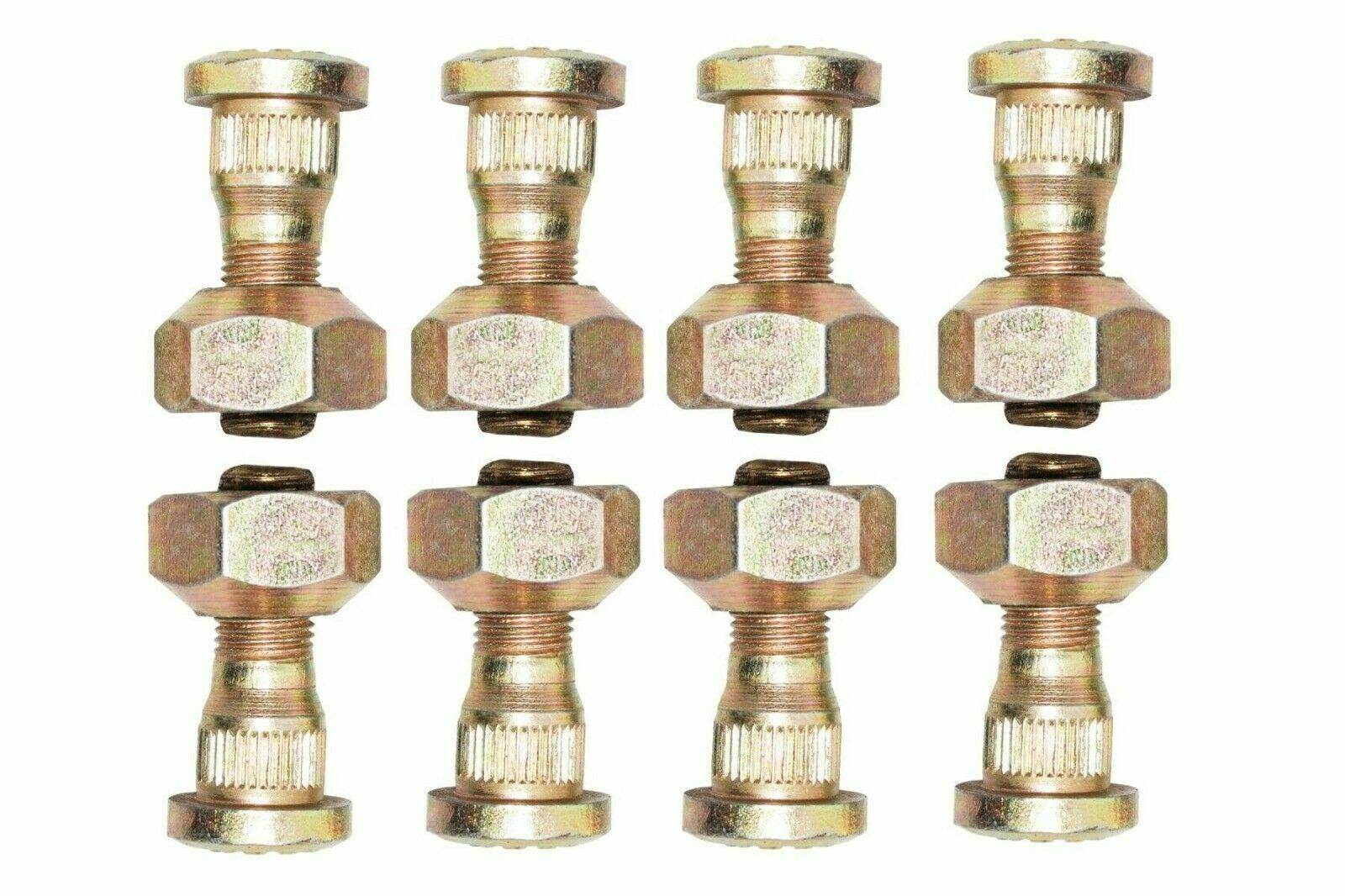 8x Rear Wheel Bolt & Nut Fits for Massey Ferguson TEA20 TE20 TEF20 135 148 240 - StellerGear