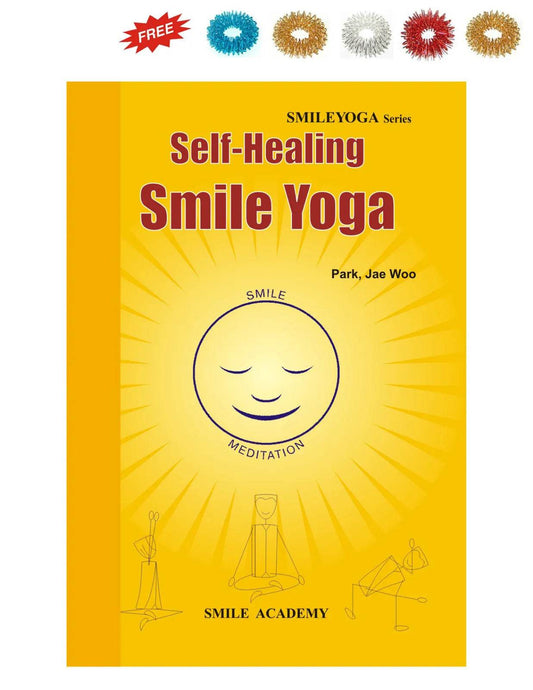 Self-Healing Smile Yoga by Park Jae Woo Smile Meditation + Free 5 Acu Sujok Rings - StellerGear