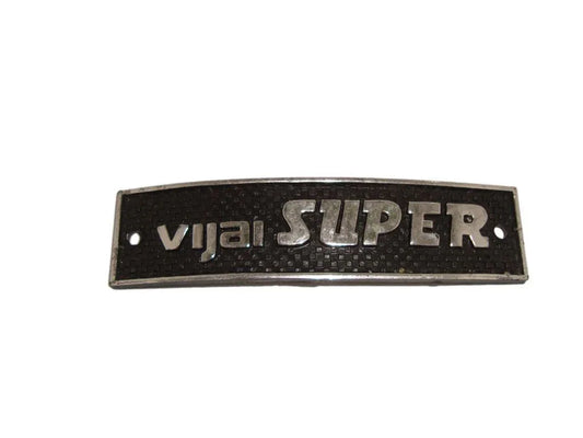Vijai Super Legshield Badge For Vintage Lambretta Scooter - StellerGear