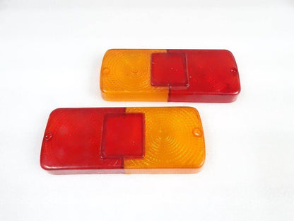 Fit For Massey Ferguson Tractor Rear Tail Brake Light Lamp Lens 2pcs - StellerGear