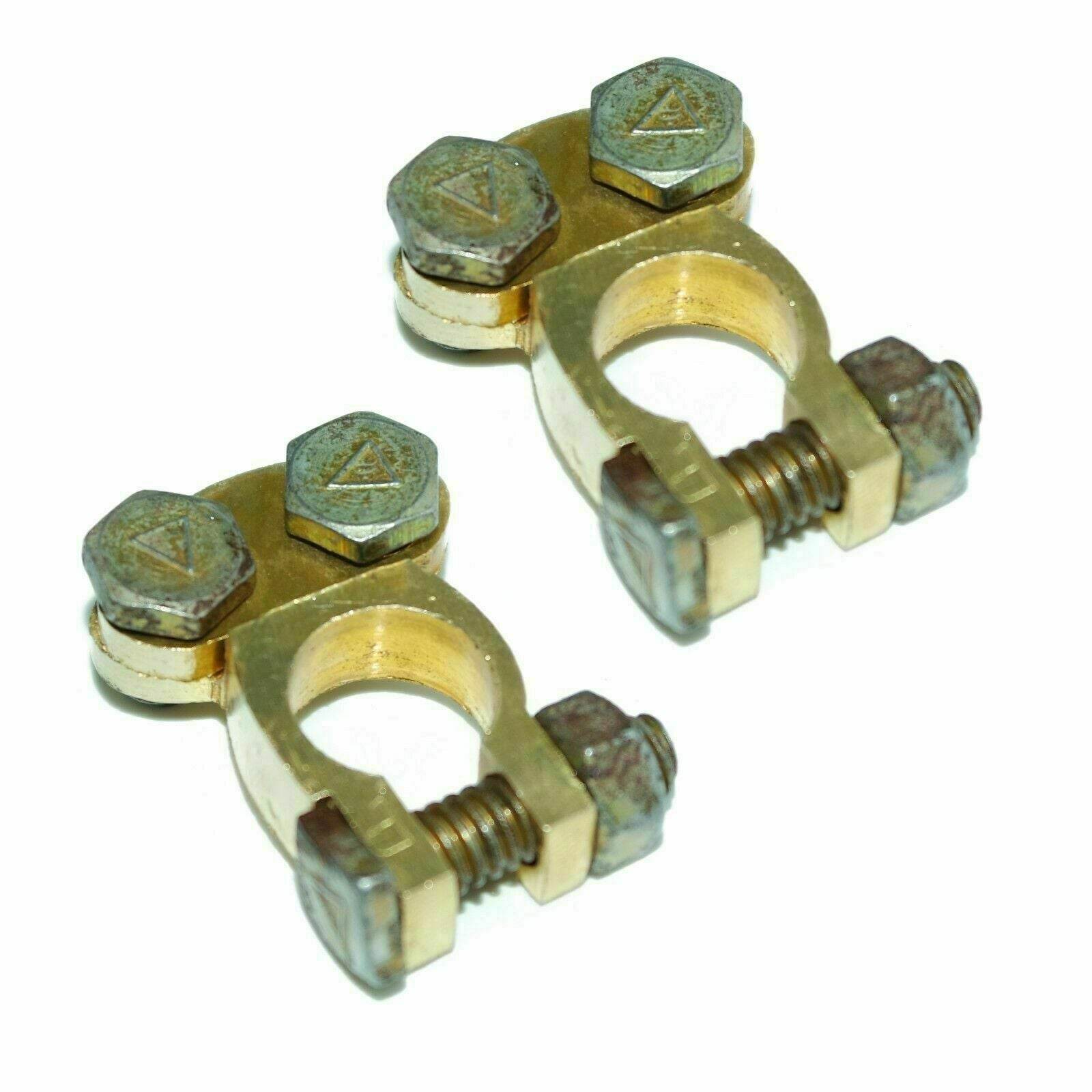 Fit For Suzuki Samurai Gypsy King Jimny Battery Terminal Clamp Brass Connectors - StellerGear