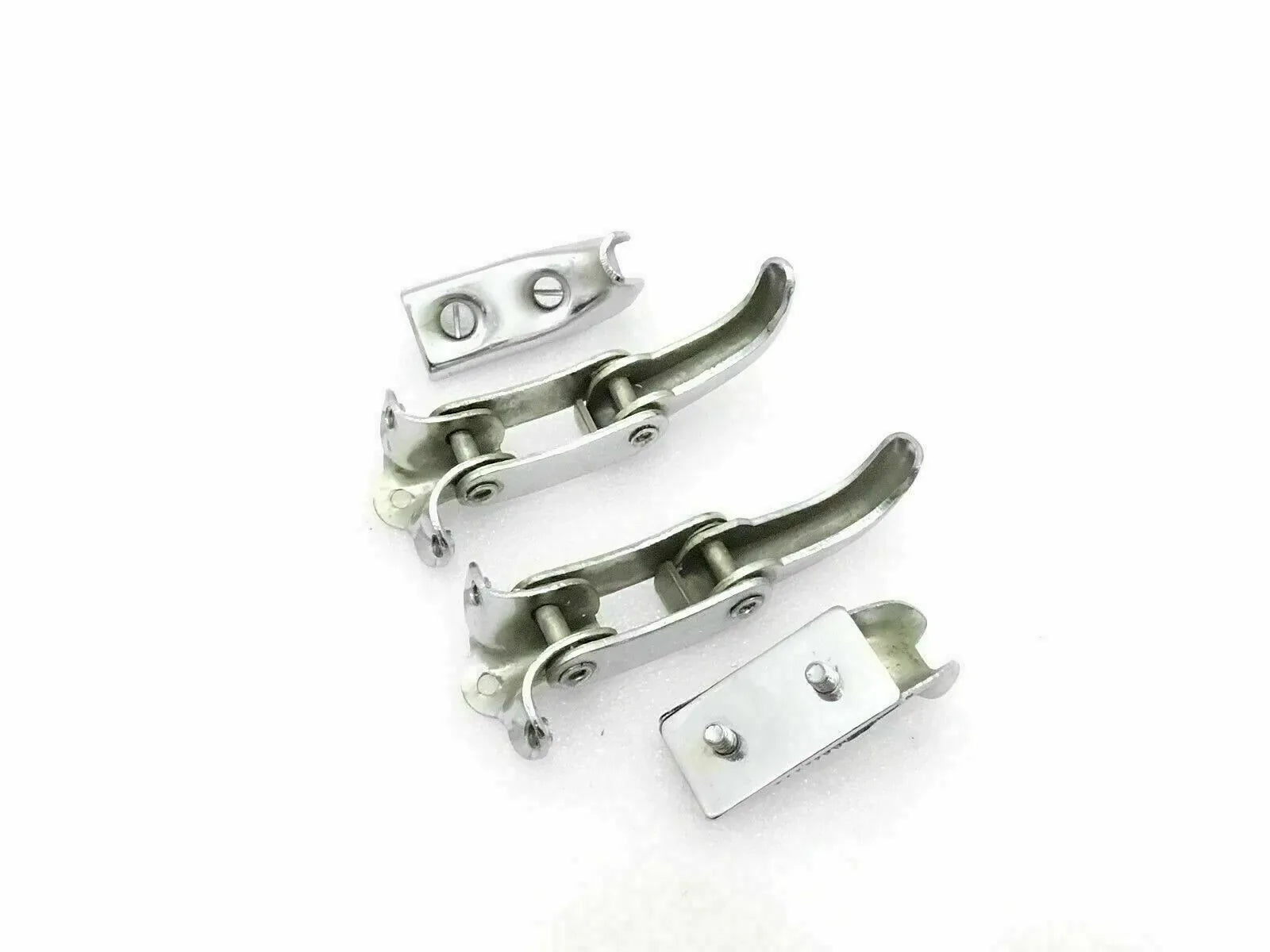 Windshield Interior Latch Kit Chromed FIT FOR Willys Jeep 50-52 M38S Cjs Ford - StellerGear