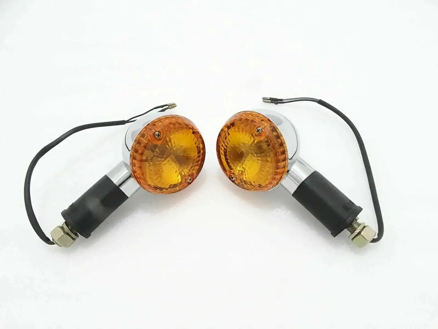 ROYAL ENFIELD ORANGE FACED INDICATORS PAIR - StellerGear