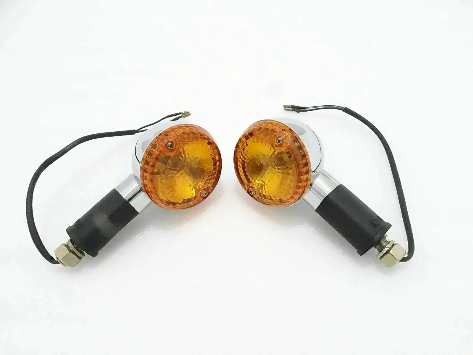 ROYAL ENFIELD ORANGE FACED INDICATORS PAIR - StellerGear