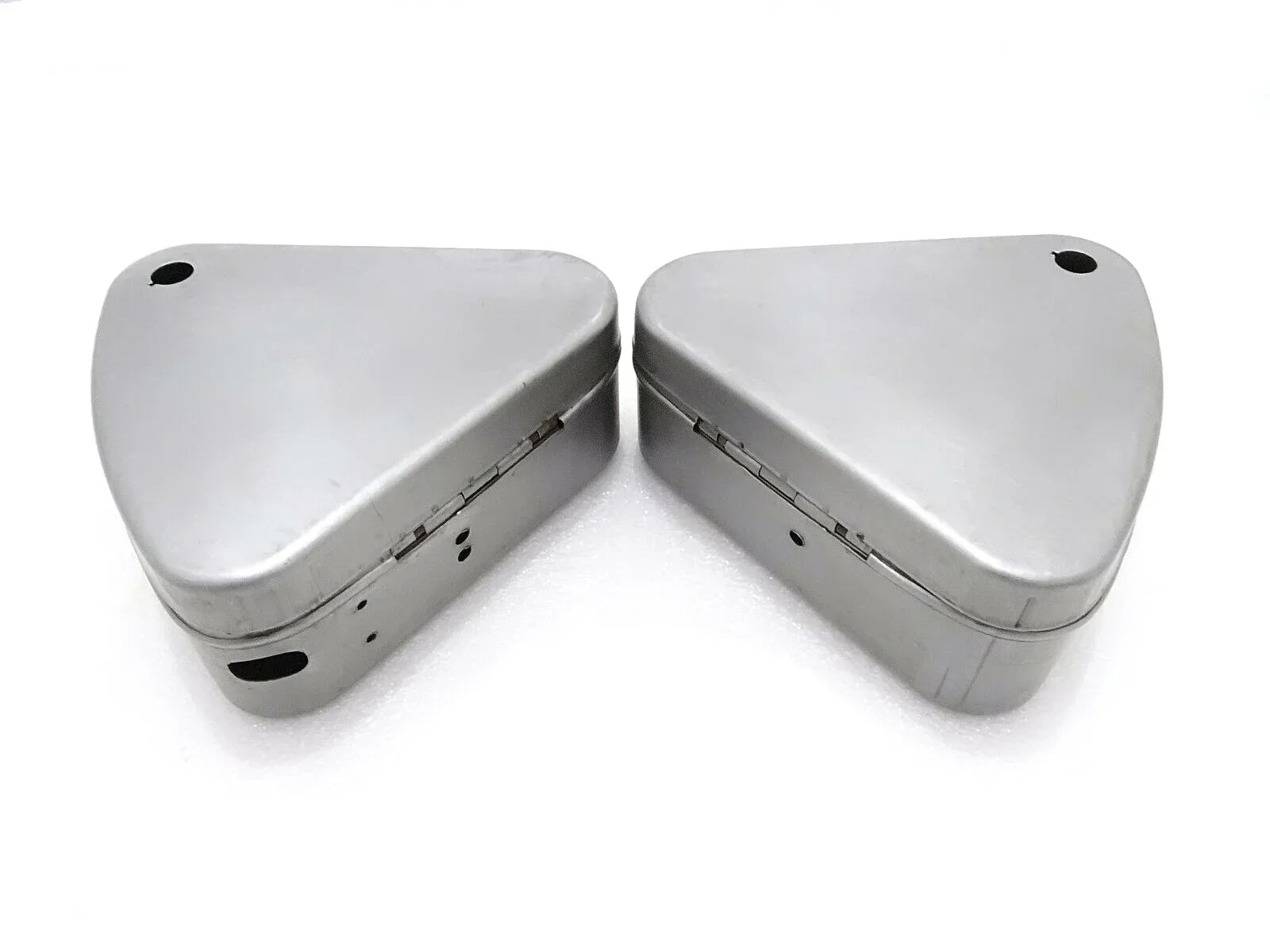 FLAT LID TOOL BOXES PAIR FOR ROYAL ENFIELD OLD MODEL MOTORCYCLE - StellerGear