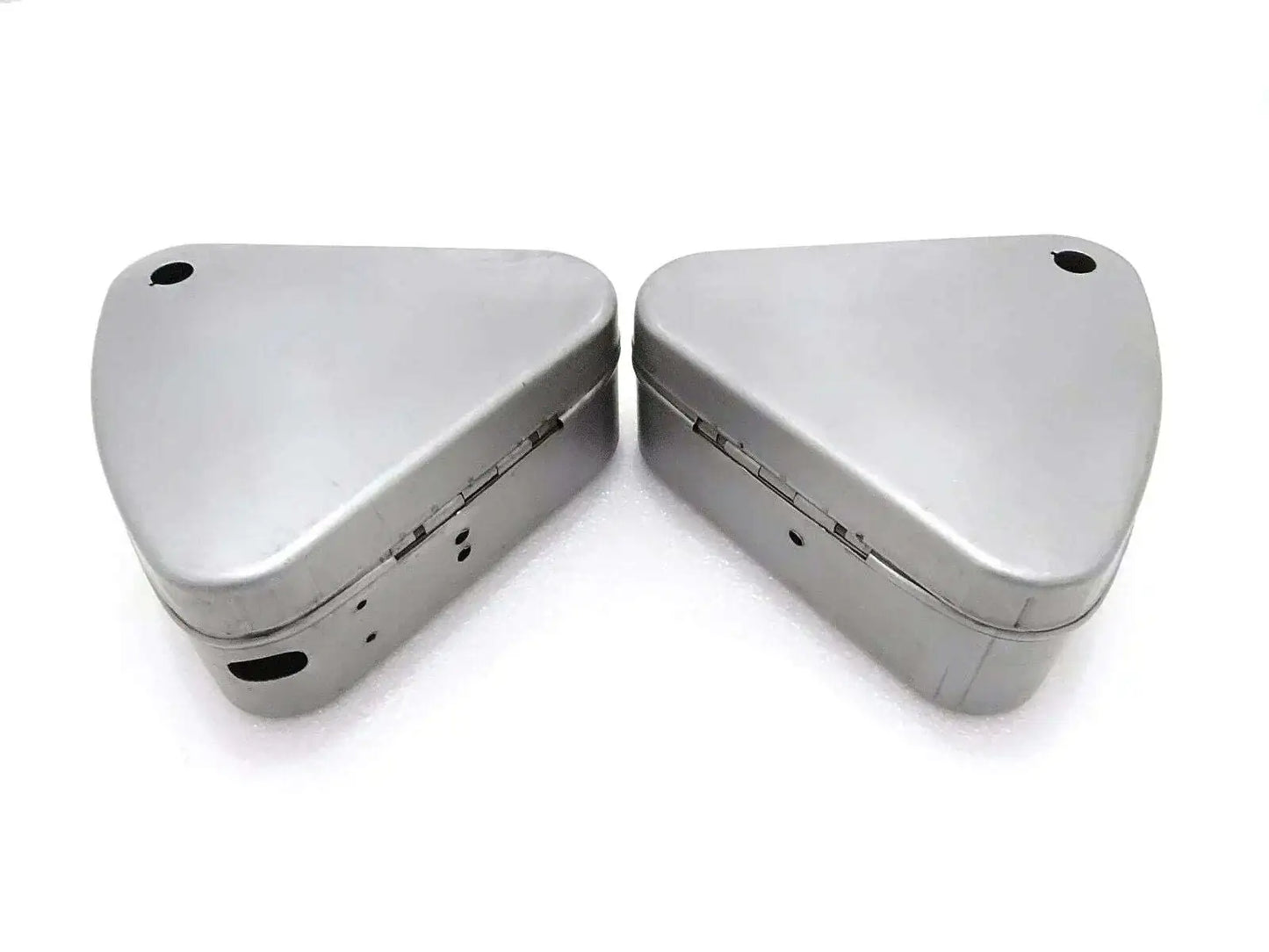 FLAT LID TOOL BOXES PAIR FOR ROYAL ENFIELD OLD MODEL MOTORCYCLE - StellerGear