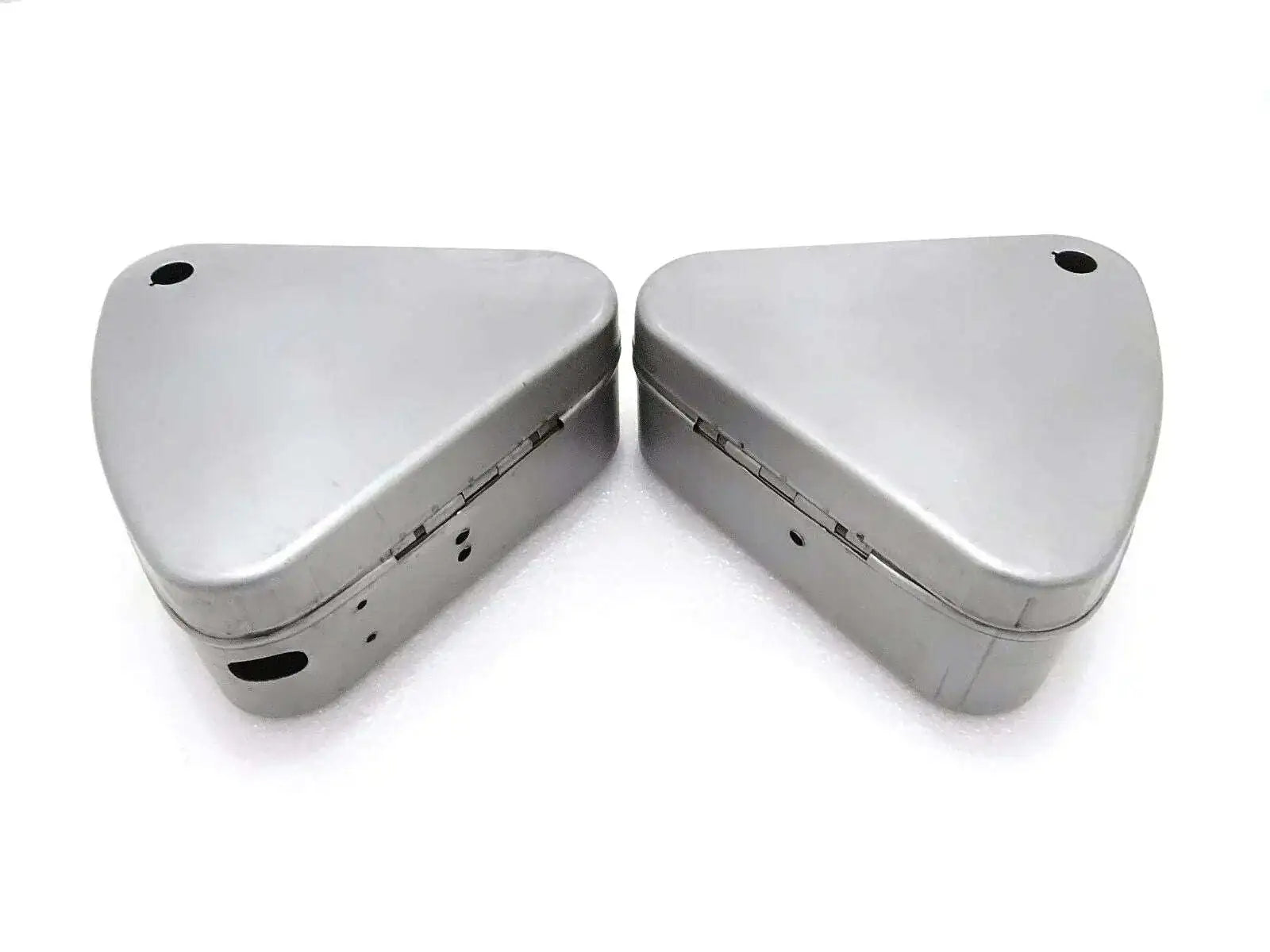 FLAT LID TOOL BOXES PAIR FOR ROYAL ENFIELD OLD MODEL MOTORCYCLE - StellerGear