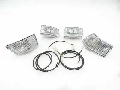 VESPA PX LML V5600 FRONT & REAR INDICATOR SET WITH WIRING - StellerGear