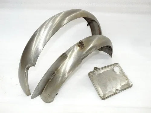EXCELSIOR 1930'S FRONT & REAR MUDGUARD SET WITH FRONT & REAR NO.PLATE - StellerGear