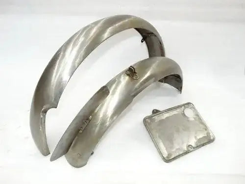EXCELSIOR 1930'S FRONT & REAR MUDGUARD SET WITH FRONT & REAR NO.PLATE - StellerGear