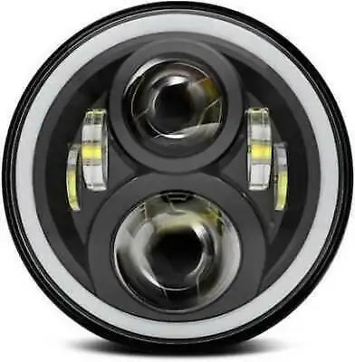 7" Led Headlight FIT FOR Royal Enfield Meteor 350cc With Outer Rim - StellerGear