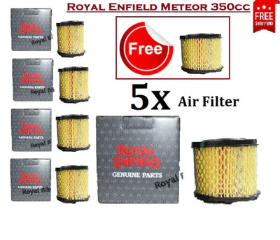 FOR Royal Enfield Meteor 350cc "Air Filter Element" Pack of 5 Pcs - StellerGear