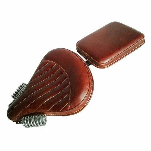Pure Leather Front & Rear Saddle Seat FOR Royal Enfield Classic 350 - StellerGear
