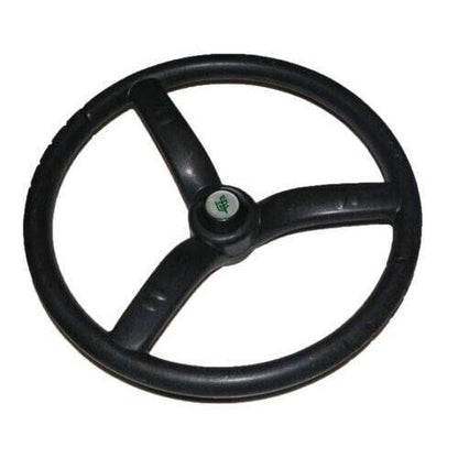 Steering Wheel 3 Spoke Black Rubber Made For Massey Ferguson Tractors - StellerGear