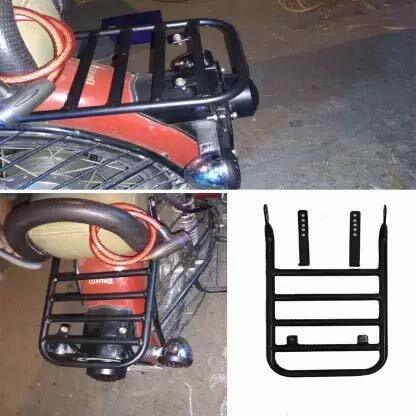 Black Luggage Carrier Luggage Rack FIT FOR Royal Enfield Classic Standard Electra - StellerGear